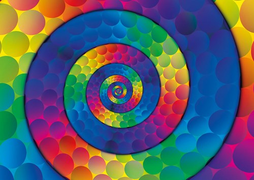Yazz puzzle Spiral Balls - puzzle coloré 1000 pièces