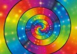 Yazz puzzle Spiral Lights - 1000 pièces carton coloré