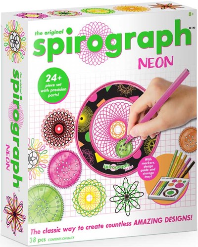 Spirograph jouet de dessin créatif Set Néon - multicolore