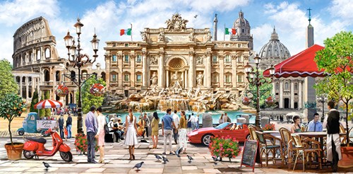 Castorland puzzle Splendor of Rome - puzzle 4000 pièces adultes ville