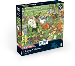 House of Puzzles puzzle 500 XL pièces poules de printemps animaux