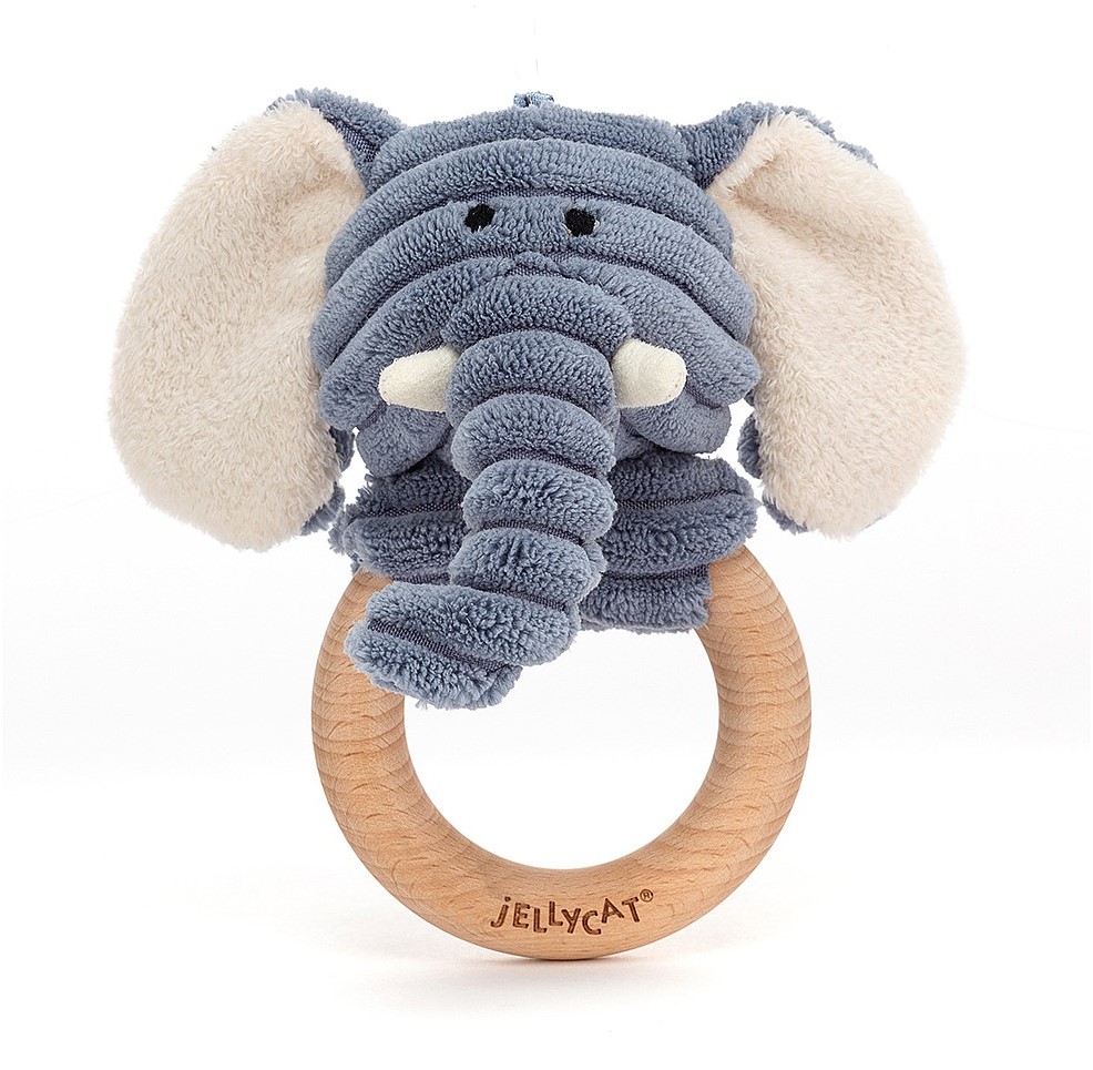 Knuffel Roy Olifant Ring Hout