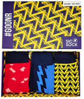 SicSock Retro Shirt Socks Gift Box - Arsenal - 7-11