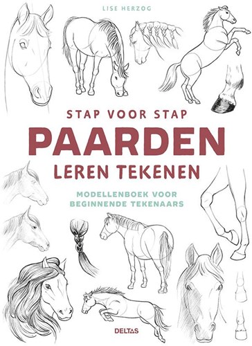 Deltas livre pour apprendre à dessiner des chevaux étape par étape