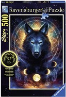 Ravensburger Leuchtender Wolf - 500 Teile-2