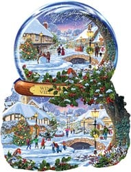 SunsOut puzzel Winter Village - Steve Crisp - 1000 stukjes karton