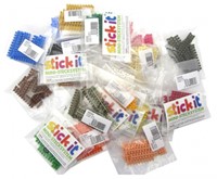 Stick-it Stick-it 1-puntstrips 10st. bruin 610