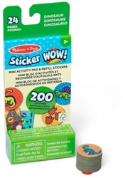 Melissa & Doug jouet autocollant - Sticker WOW! Mini + Recharge Dino