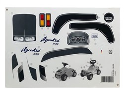 Rolly Toys stickervel speelgoed tractor Minitrac Deutz-Fahr Agrokid