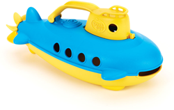 Green Toys sous-marin jouet avec poignée jaune - jouet de bain écologique