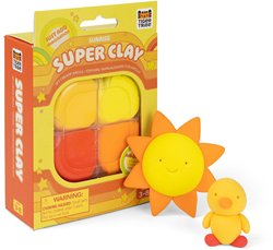 Tiger Tribe Super Clay klei set - Sunrise geel oranje navulling creatief