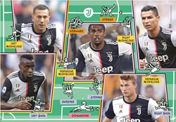 Clementoni puzzle Juventus Supercolor - 104 pièces jeu de football