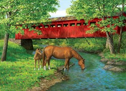Eurographics puzzel Sweet Water Bridge - Persis Clayton Weirs - 1000 stukjes