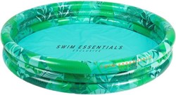 Swim Essentials piscine gonflable pour enfants Tropical vert 3 anneaux - 150 cm