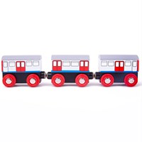 Tidlo train souterrain en bois - train jouet pour enfants