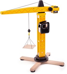 Tidlo grue à tour en bois jouet de construction - 58cm