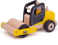 Tidlo Rouleau Compresseur en Bois - Jouet de Chantier - Wals