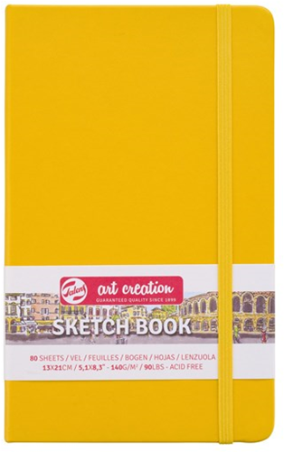 Talens schetsboek goudgeel 13x21 cm 140gr 80 vellen Art Creation