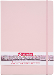 Talens schetsboek pastel roze A4 140gr 80 vellen tekenboek