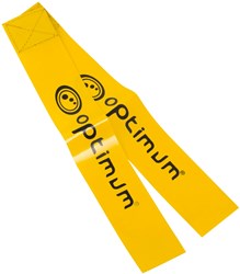 Optimum Tackle Belt rugby speelset geel met vlaggen - verstelbaar
