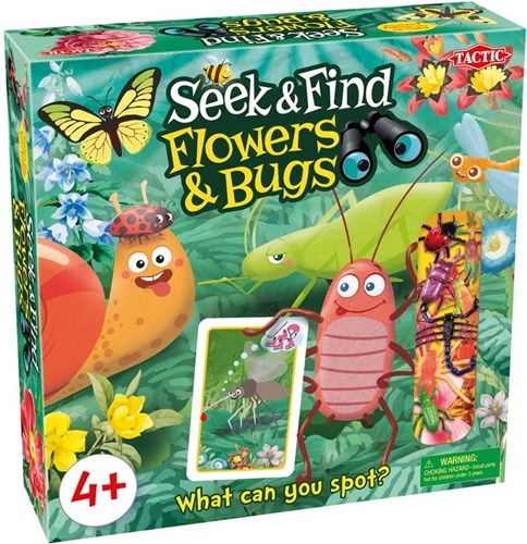 Tactic jeu de recherche jouet éducatif fleurs et insectes carton