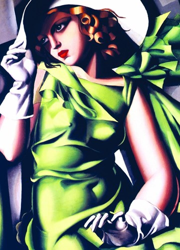 Eurographics Tamara De Lempicka: Junges Mädchen in grün - 1000 stukjes