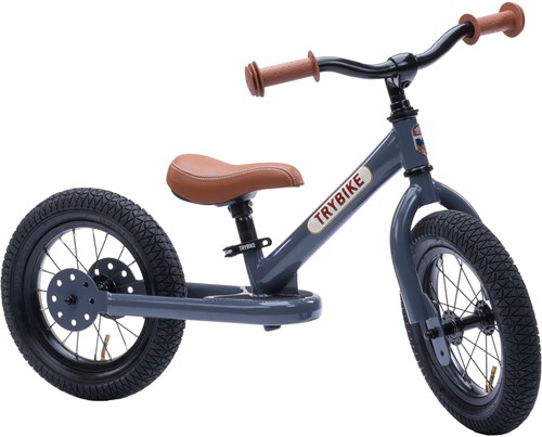 Trybike loopfiets Steel grijs - tweewieler fiets voor kinderen-2