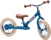 Trybike loopfiets Steel vintage blauw - tweewieler balansfiets-2