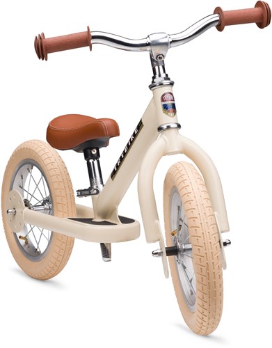Trybike loopfiets Steel vintage cream - tweewieler - loopfiets voor kinderen-2