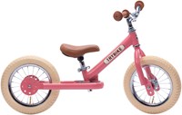 Trybike loopfiets Steel vintage roze - tweewieler voor kinderen