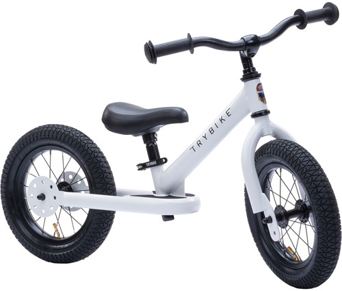 Trybike loopfiets 2 in 1 Steel - wit