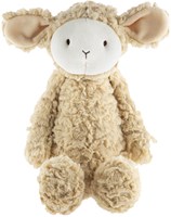 Creative Craft Group knuffel schaap pluche 25 cm beige kindercadeau