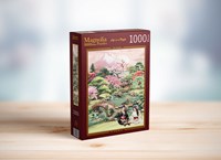 Magnolia puzzel theetuin 1000 stukjes - legpuzzel voor volwassenen-2