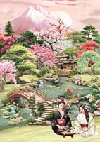 Magnolia puzzel theetuin 1000 stukjes - legpuzzel voor volwassenen