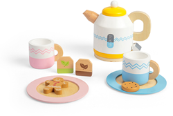 BigJigs service à thé en bois pour enfants - set de thé pour deux
