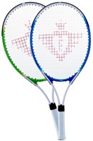 Angel Sports tennisracket blauw 23 inch met 2 tennisballen-3