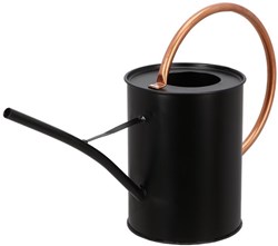 Esschert Design gieter metaal zwart koper 1.64L voor tuin en planten