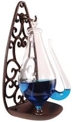 Esschert Design barometer donderglas gietijzeren houder klassiek