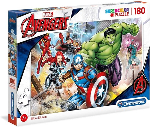 Clementoni puzzel Avengers 180 stukjes karton kinderpuzzel