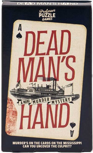 Professor Puzzle jeu de cartes mystère meurtre Dead Mans Hand 12+