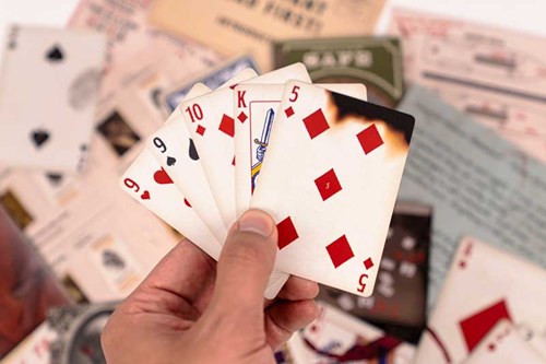 Professor Puzzle jeu de cartes mystère meurtre Dead Mans Hand 12+-3