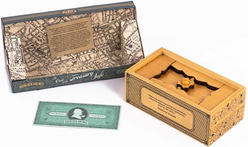 Asmodee jeu de puzzle Sherlock Holmes Treasury Safe - jeu mystère-2