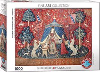 Eurographics puzzel The Lady and the Unicorn 1000 stukjes puzzelspel-2