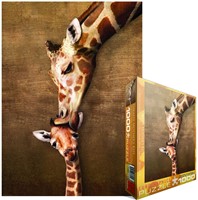 Eurographics Casse-tête Girafe Baiser de la Mère - 1000 pièces-2