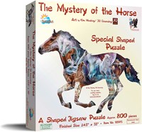 SunsOut puzzle The Mystery of the Horse - 800 pièces animaux-2