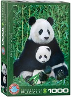 Eurografiek Panda & Baby (1000)-2