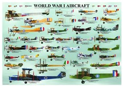 Eurographics puzzel World War I Aircraft - 1000 stukjes