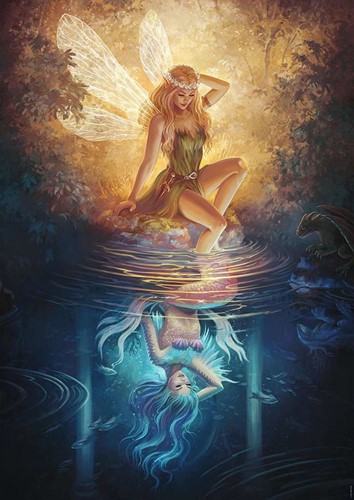 Nathan puzzel The Reflection of the Fairy - 1500 stukjes