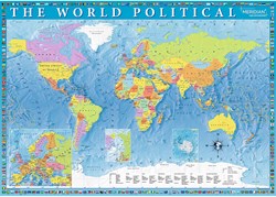 Trefl puzzle - Carte du monde politique 2000 pièces éducatif carton