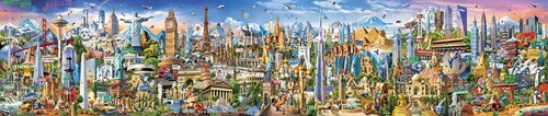 Educa puzzel World Landscapes panorama 42000 stukjes karton